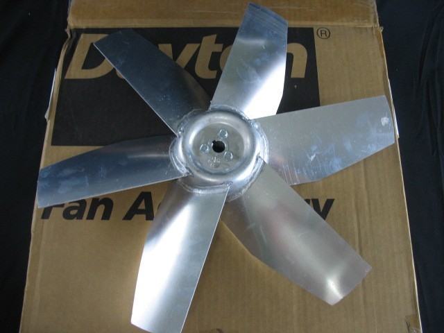 Dayton 18″ Fan Propeller 23TG84, 6 Blade, Aluminum, 165320, 166003A Tubeaxial