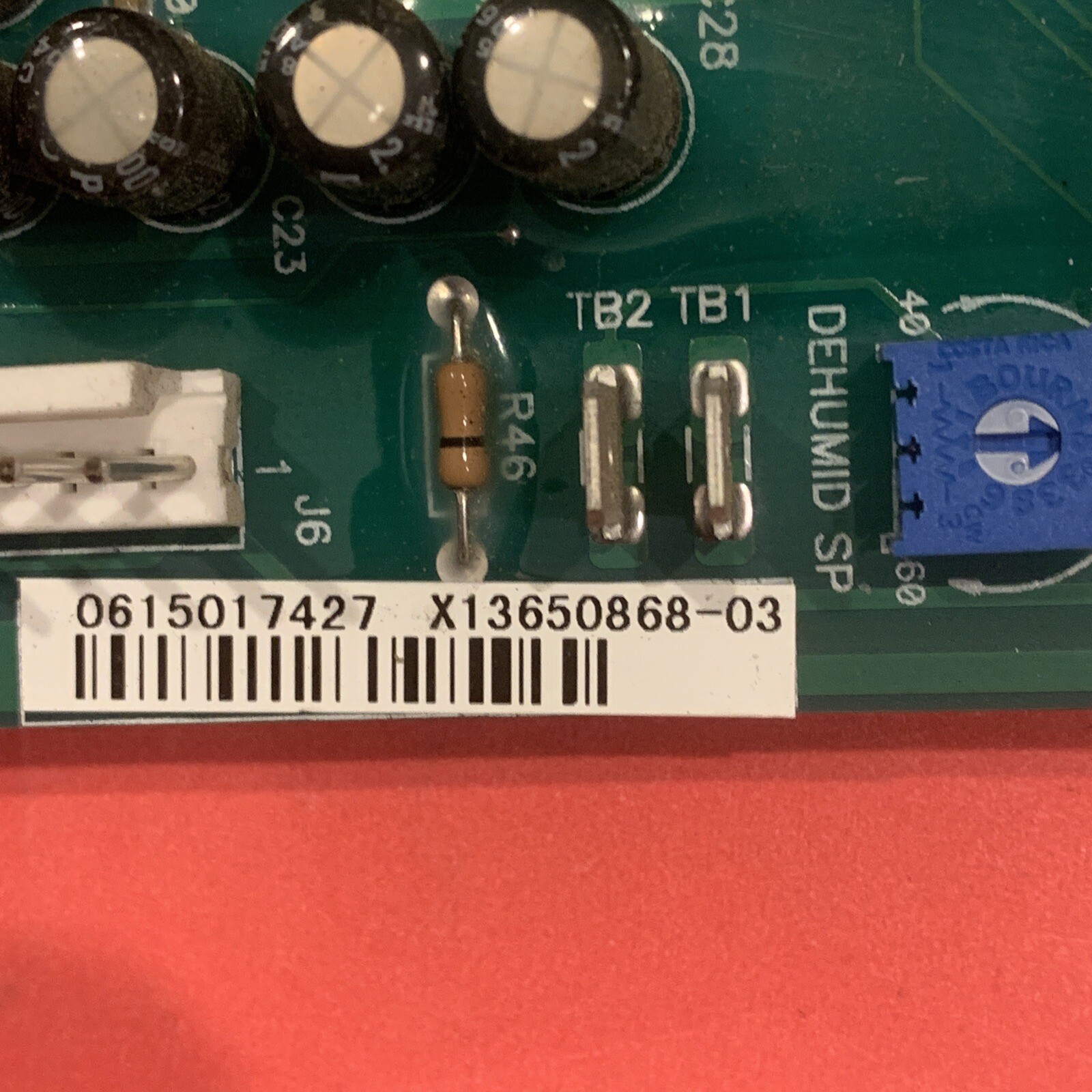 Trane American Standard 6400-1083 REV C Control Circuit Board X13650868-03