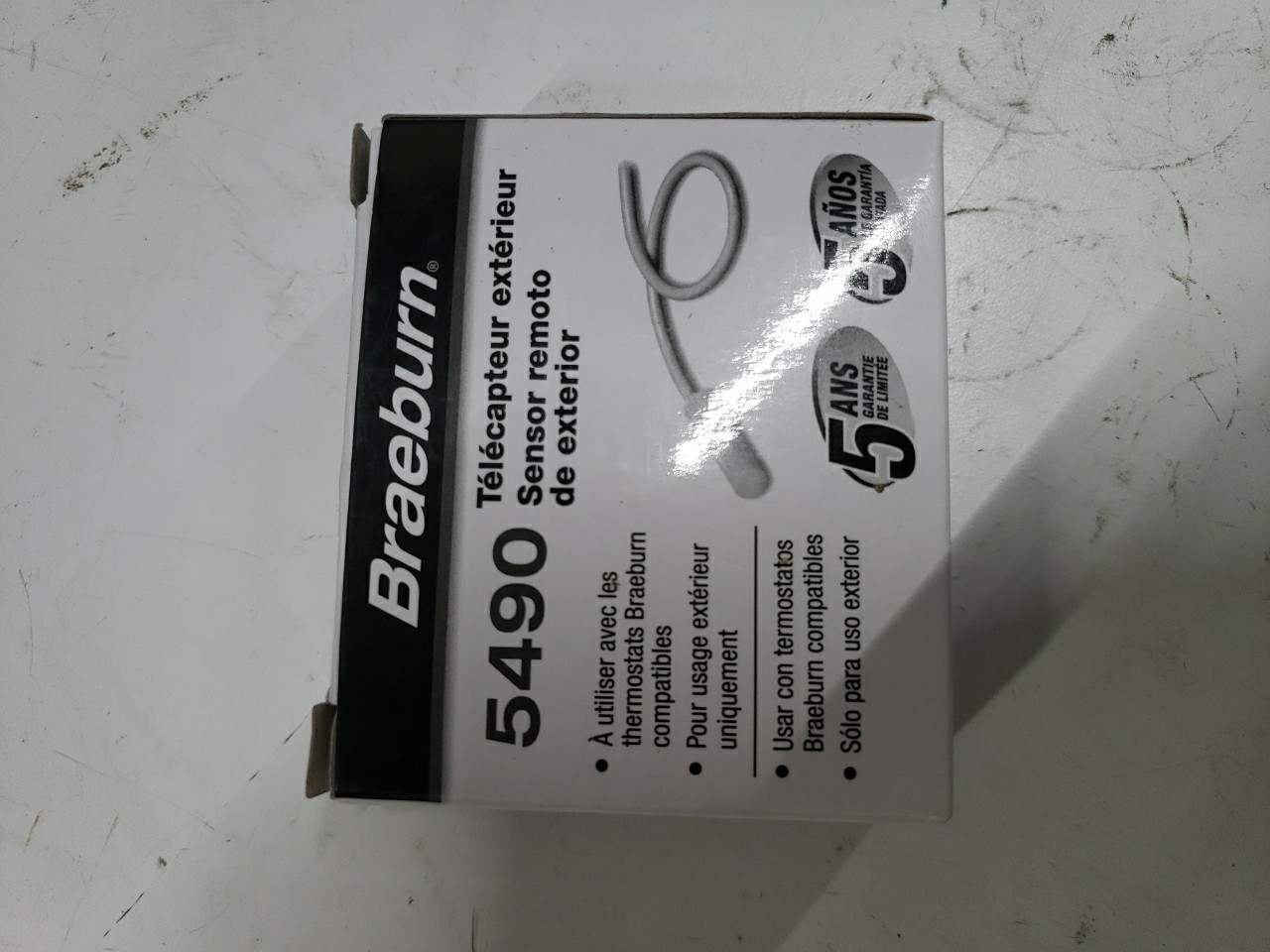 Braeburn 5490 Remote Outdoor Sensor UPC 33732 00530 #04