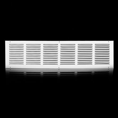 Elegant 30×6 Return Air Grille with Steel Finish – Maximize Airflow & Efficiency
