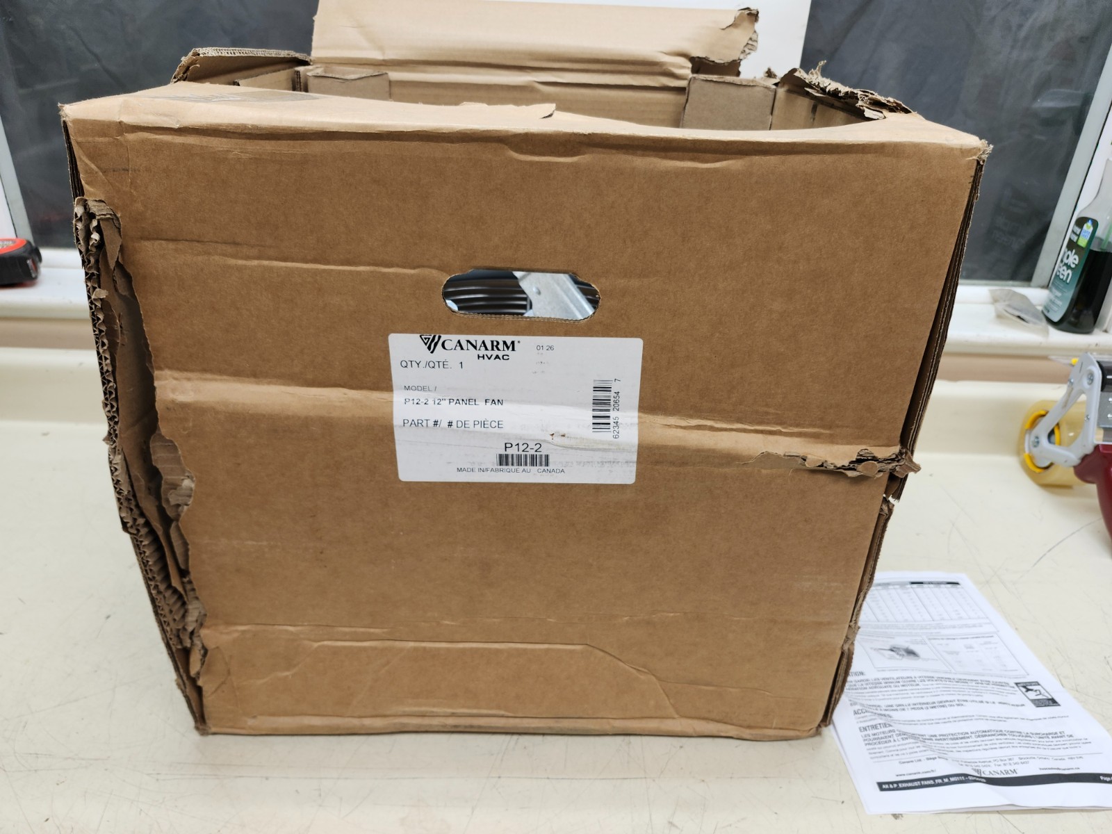 Canarm HVAC 12″ Exhaust Fan / Panel Fan P/N: P12-2 FREE SHIPPING
