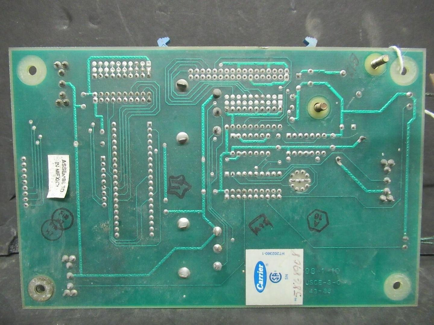 CARRIER DISPLAY CIRCUIT BOARD HT204598-1N P5 **BOARD ONLY, NO DISPLAY**