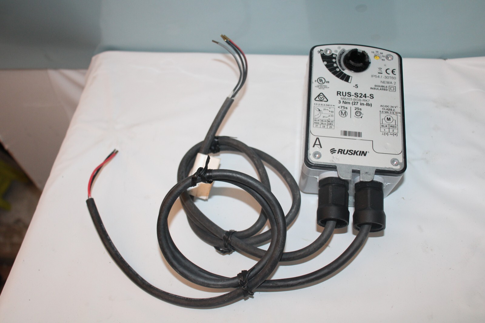 Ruskin RUS-S24-S Damper Acuator M9203-BGB-RK
