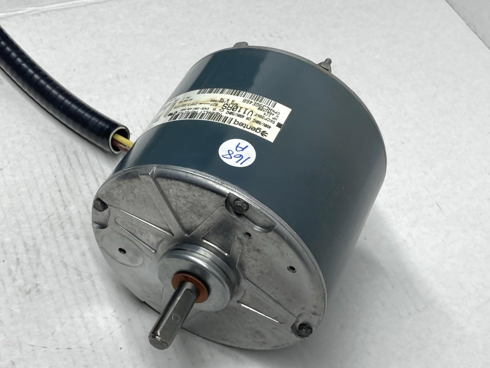 Carrier HC39GE468 Genteq 5KCP39KFV110AS Condenser Fan Motor, 1/4 HP 460V