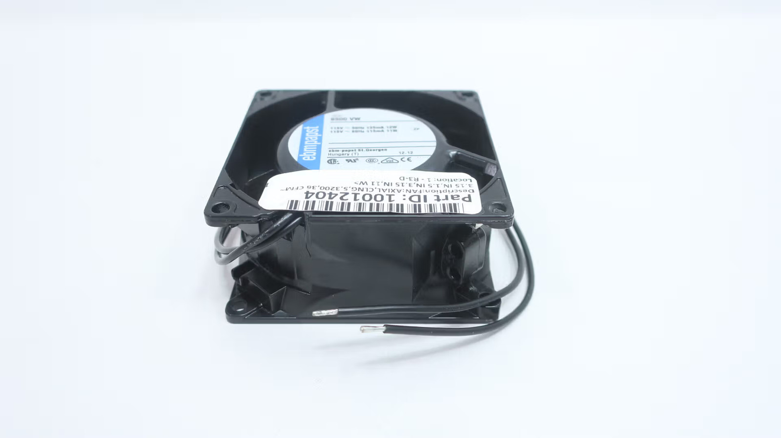 Ebm-papst 8500 VW Cooling Fan 115v-ac