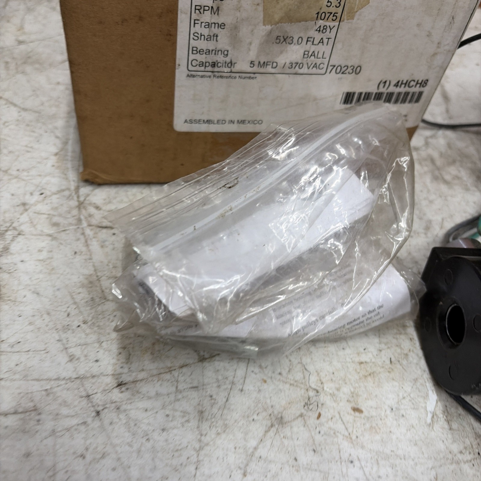 Century Uh1036v1 Unit Heater Motor, 1/3 Hp Fast Free Shipping