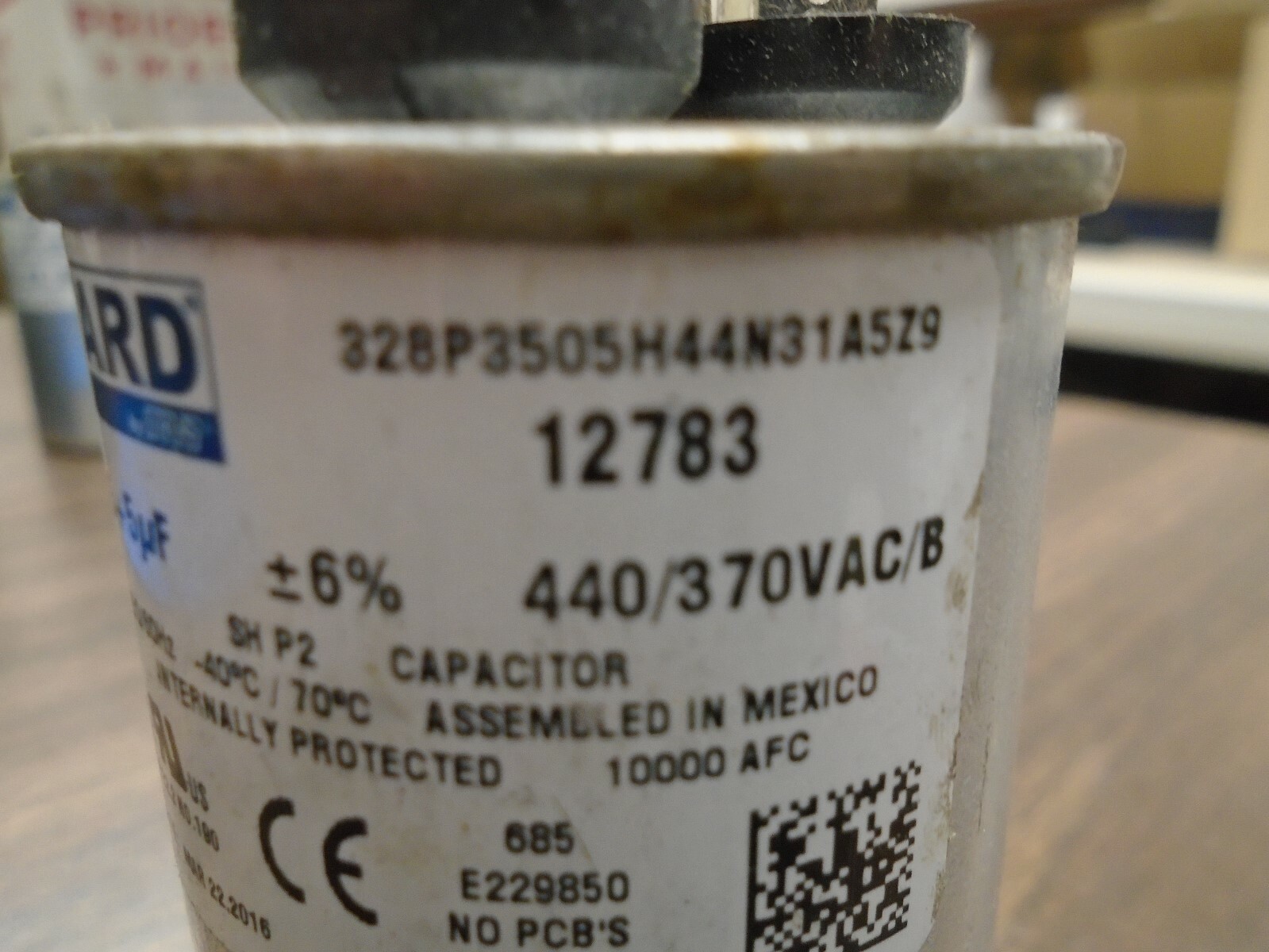 Jard Capacitor 12783 35+5uF 440V—- “USED”