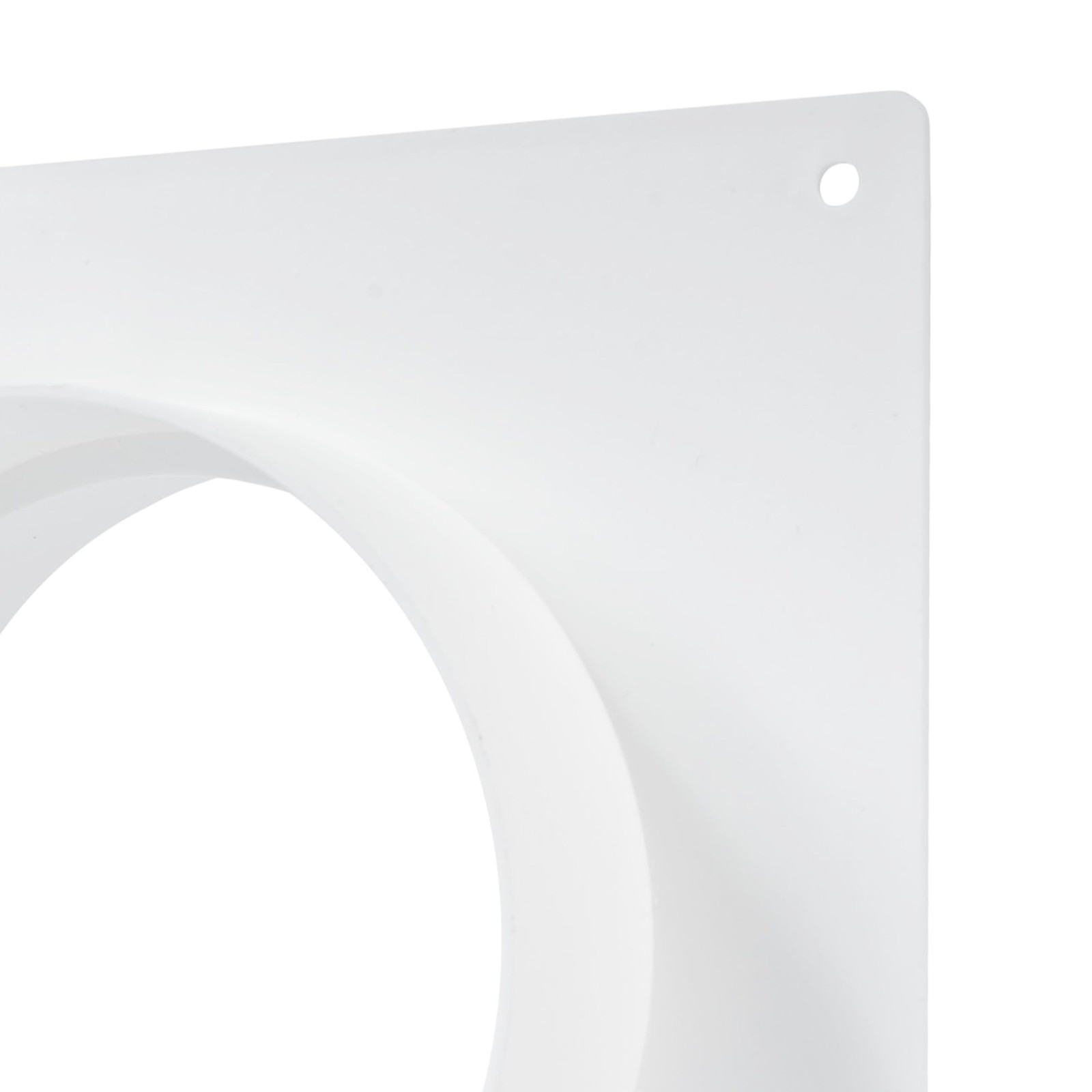 Repa Market 4 Inch Duct Connector Flange – Plastic Round Male 4 Inch, White