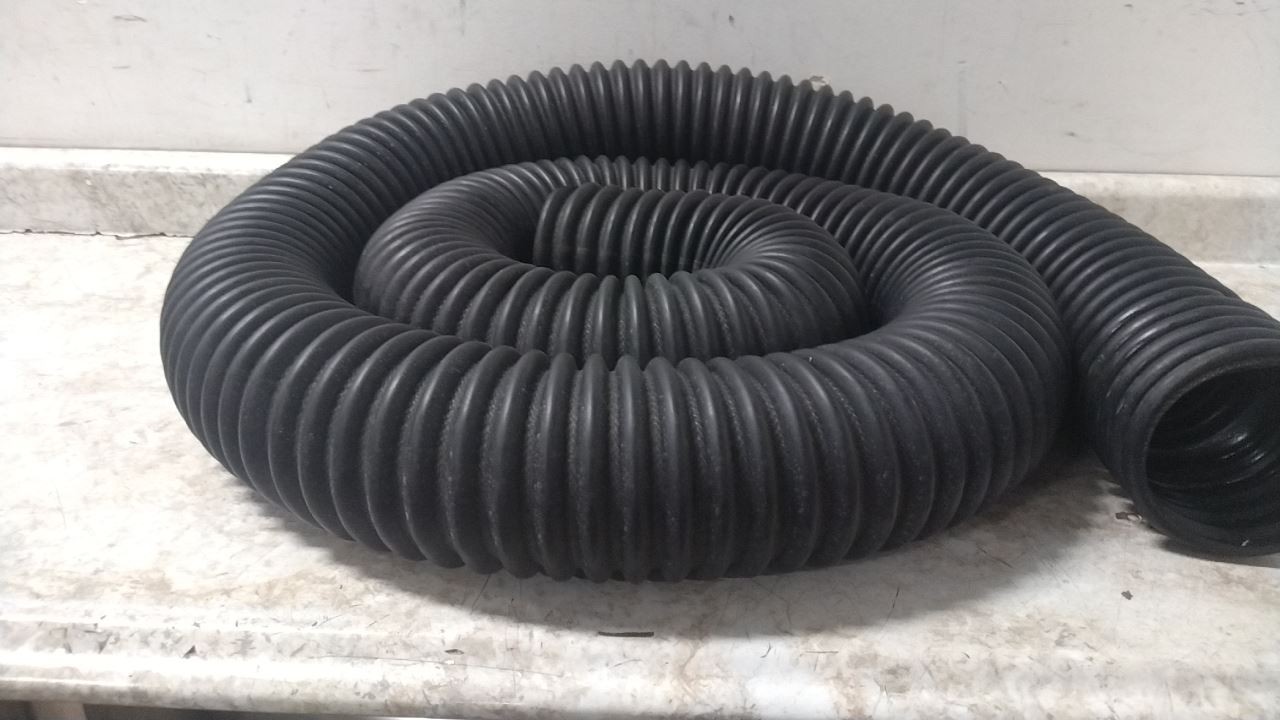 Hi-Tech Duravent 0650-0400-0001 4 In Inside Dia 11 Ft L Black Rubber Exhaust
