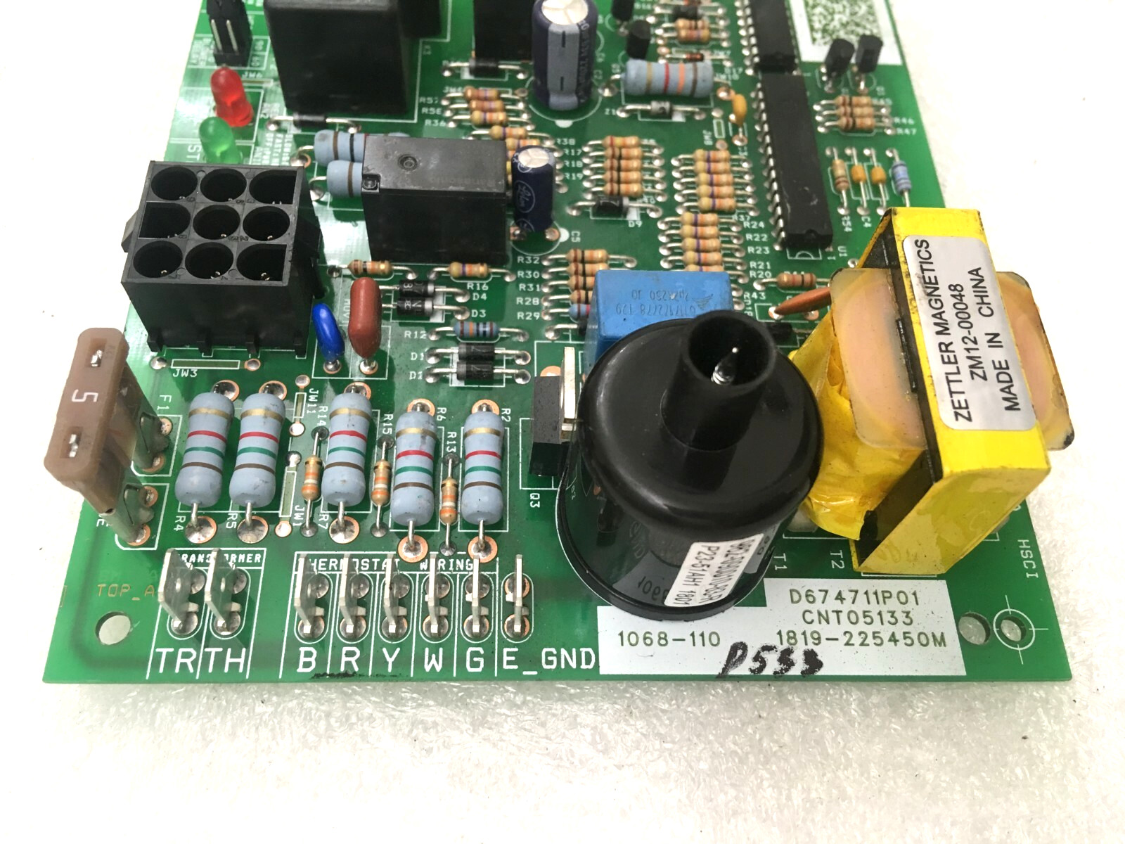 TRANE American Standard D674711P01 Furnace Control Board 1068-110 used #P533