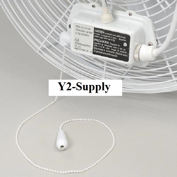 NEW! 14″ INDOOR/OUTDOOR Fan With Wall Ceiling Bracket White!!
