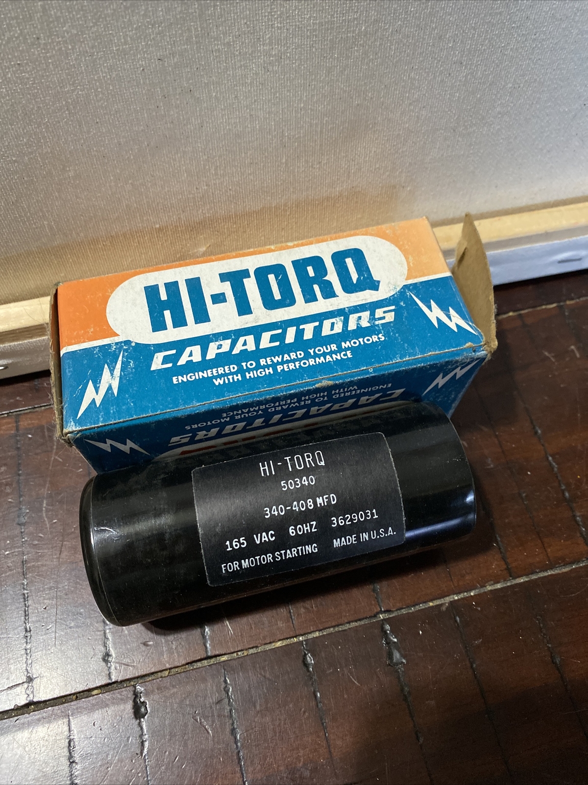 HI-TORQ motor start capacitor 340-408 MFD 165 VAC 50HZ 3629031