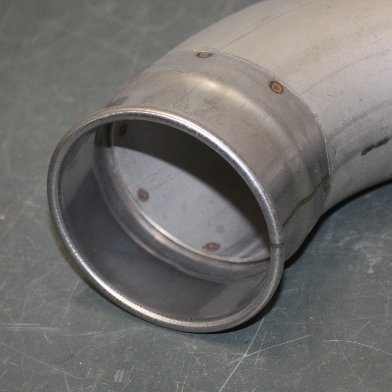 Nordfab QF 90° Elbow Fitting 8010003650, 4″ Round Duct, 304 Stainless Steel