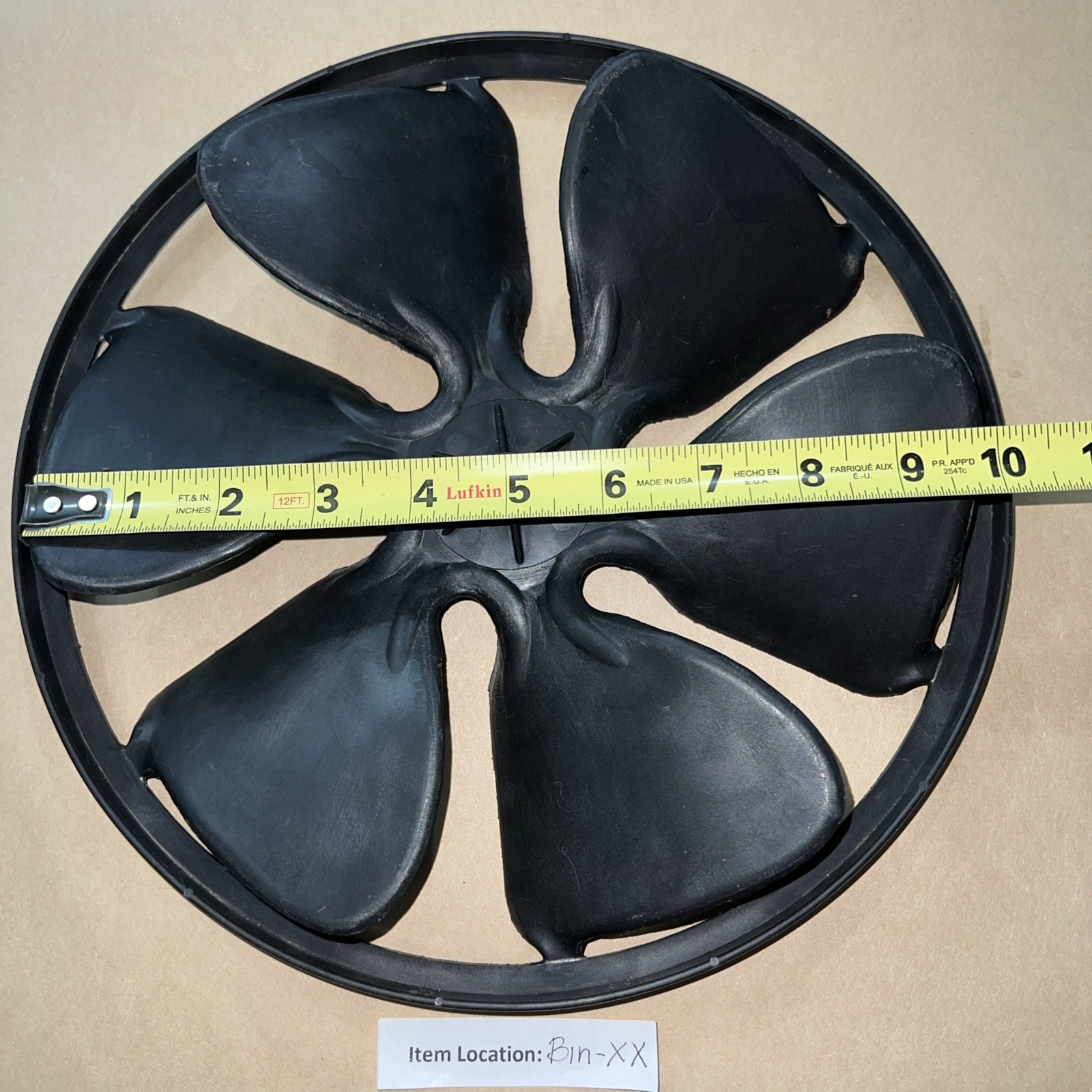 ROOM AIR CONDITIONER FAN BLOWER WHEEL 6 BLADES O.D. 11-1/8″