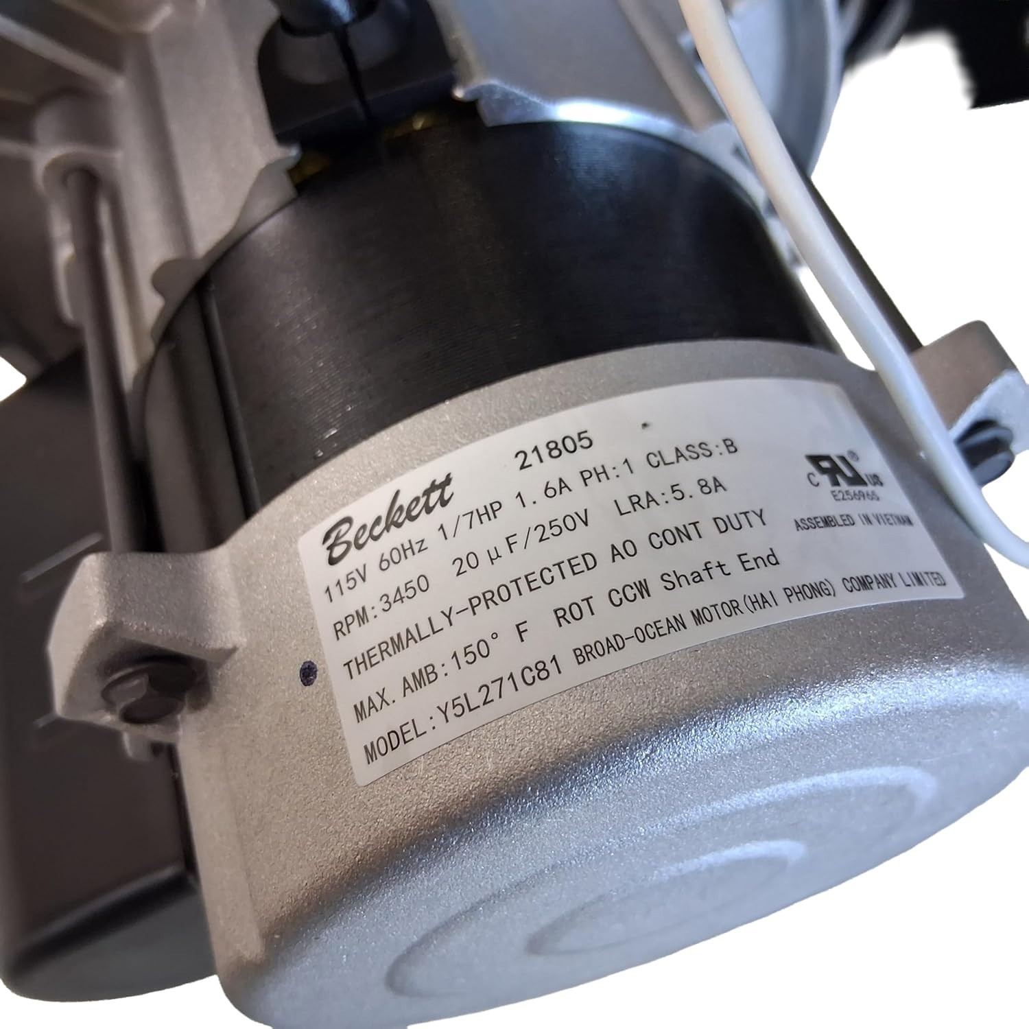 OEM Beckett PRO201 Oil Burner AFG Assembly 120VAC Pressure Pro Hot Water Units
