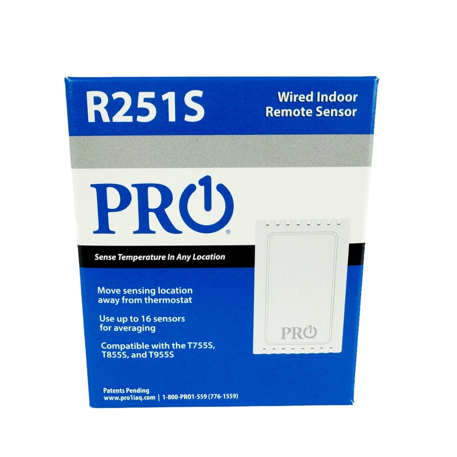 PRO1 R251S Wired Accessory: Indoor Remote Sensor for T755S, T855S and T955S