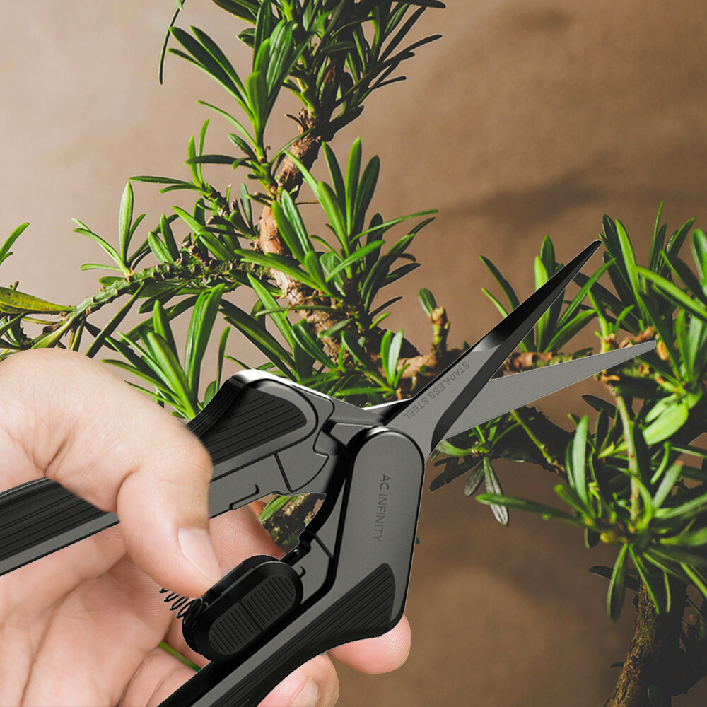 Pruning Shear 6.6″ with Cleaning Kit, Lightweight Body with Ergonomic Grip