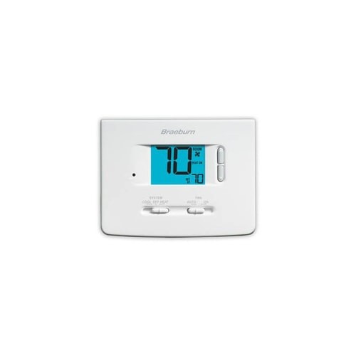 BRAEBURN 1030 THERMOSTAT NON-PROGRAMMABLE 4.4″ DISPLAY SINGLE-STAGE HP