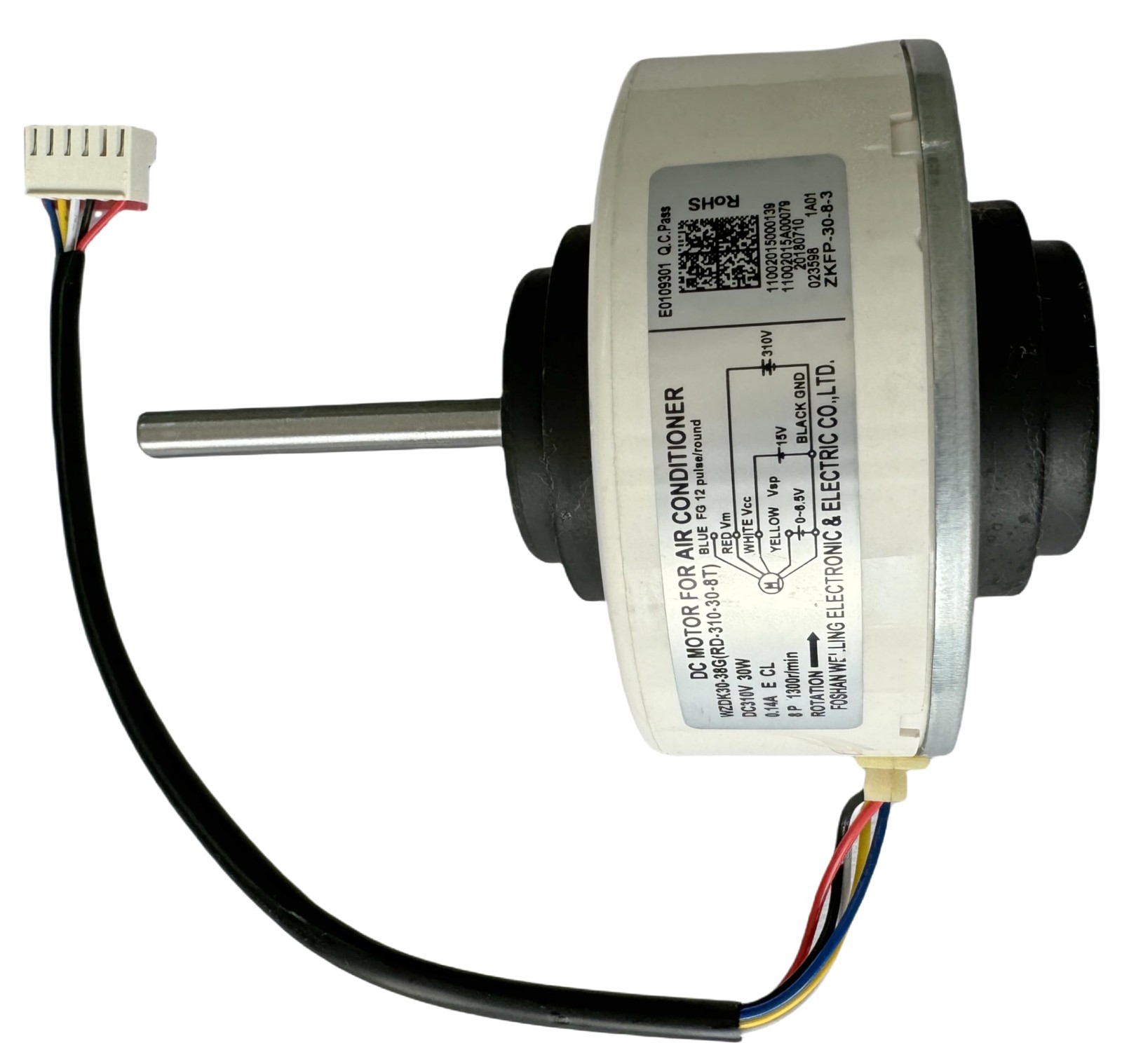 NEW Air Conditioning Motor (OEM) WZDK30-38G (RD-310-30-8T) DC Brushless Fan…