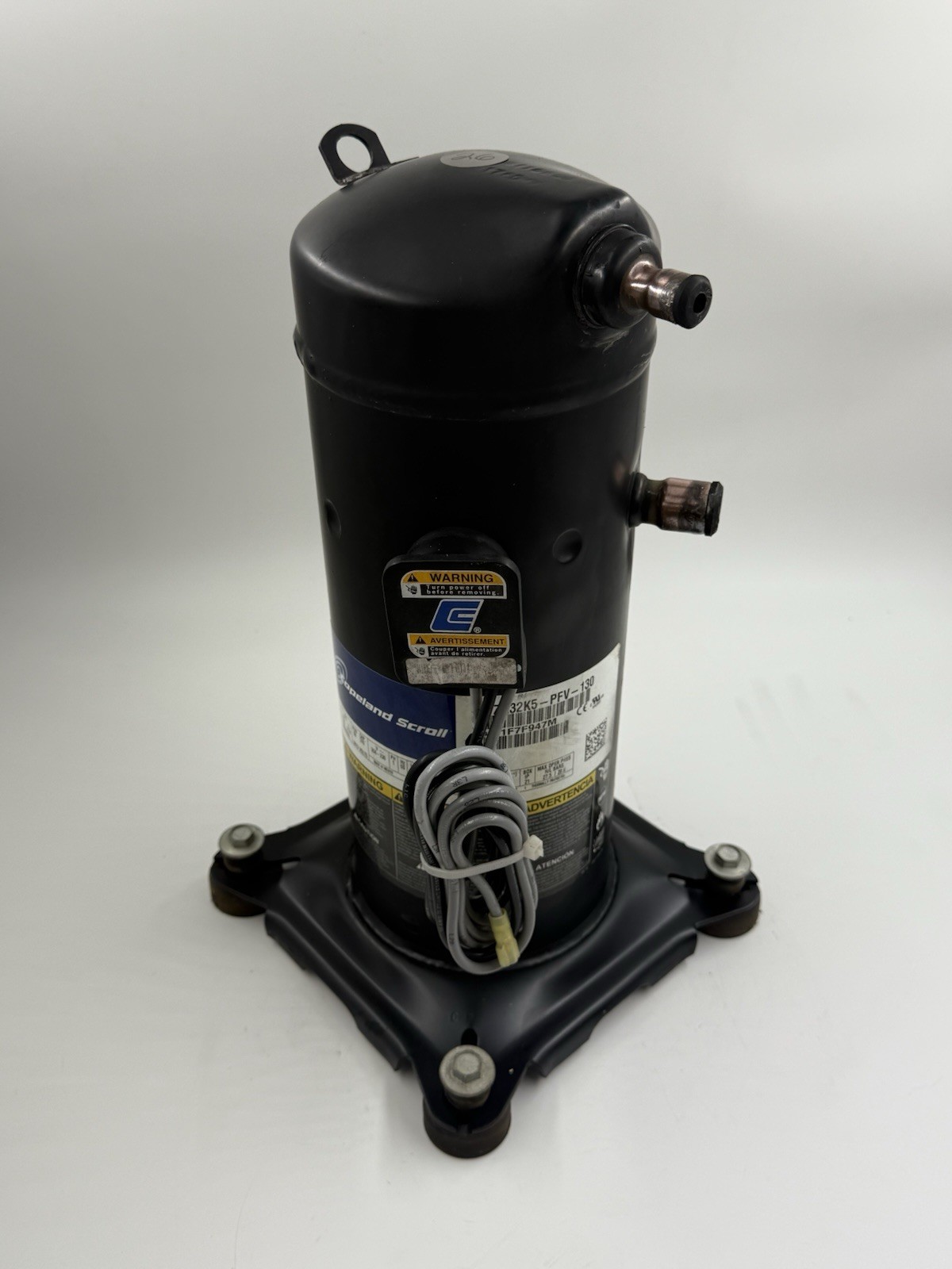 Copeland 2.5 Ton Scroll A/C Condenser Compressor ZR32K5-PFV-130 R-22 used C181