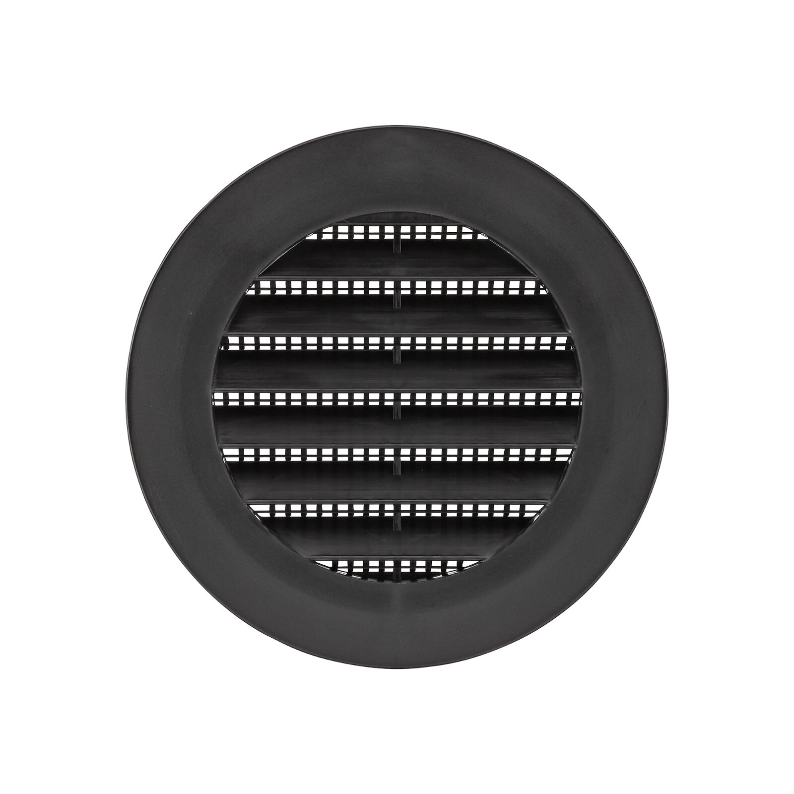 4 inch Black Plastic Flush Mount Round Vent – Friction Fit – (36 Vents)