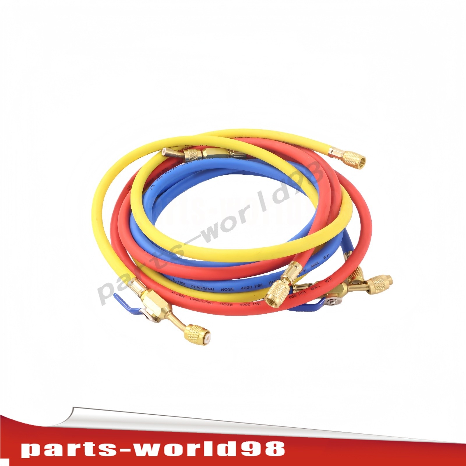 For Yellow Jacket Plus II 72″ Charging Hose Set 1/4″ HVAC AC Refrigerant Hoses