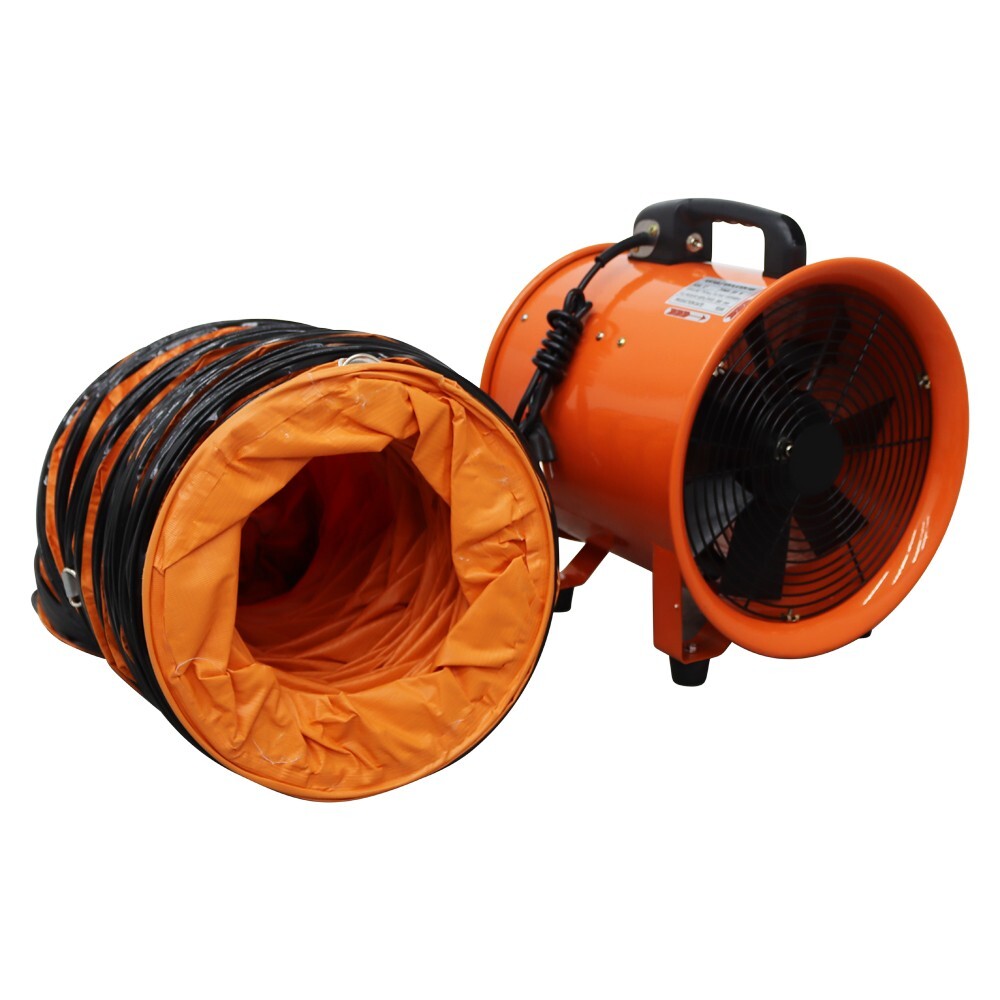 TECHTONGDA 12″ Electric Axial Fan Spray Booth Paint Fumes Blower 110V 77m³/min