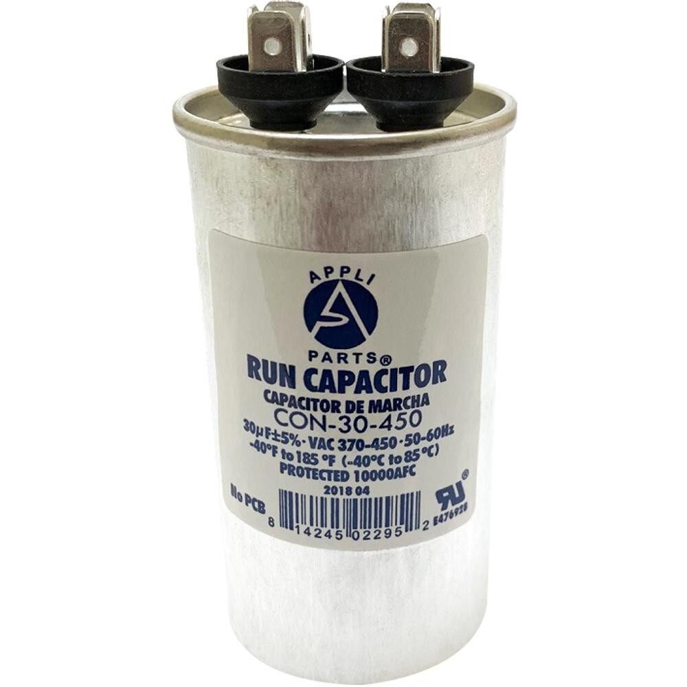 Appli Parts Run Capacitor for ac 30 Mfd uF (microfarads) 370 VAC or 450 VAC CBB6