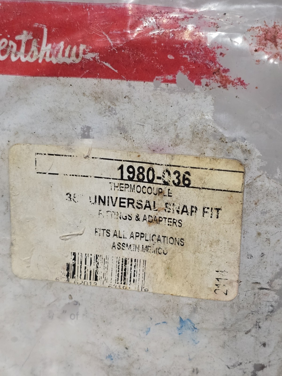 Robertshaw Thermocouple 36″ Universal Snap Fit 1980-036 Fitting & Adapters