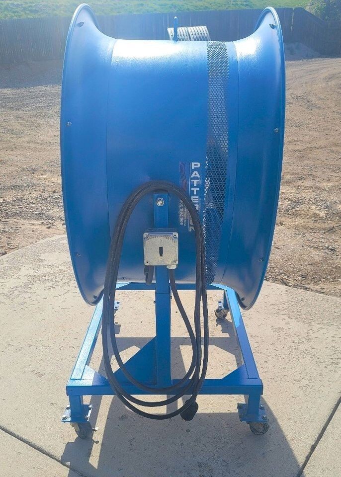 Patterson 34” High Velocity Industrial Fan. 230/ 460 Volts. 3 Phase on Pedestal