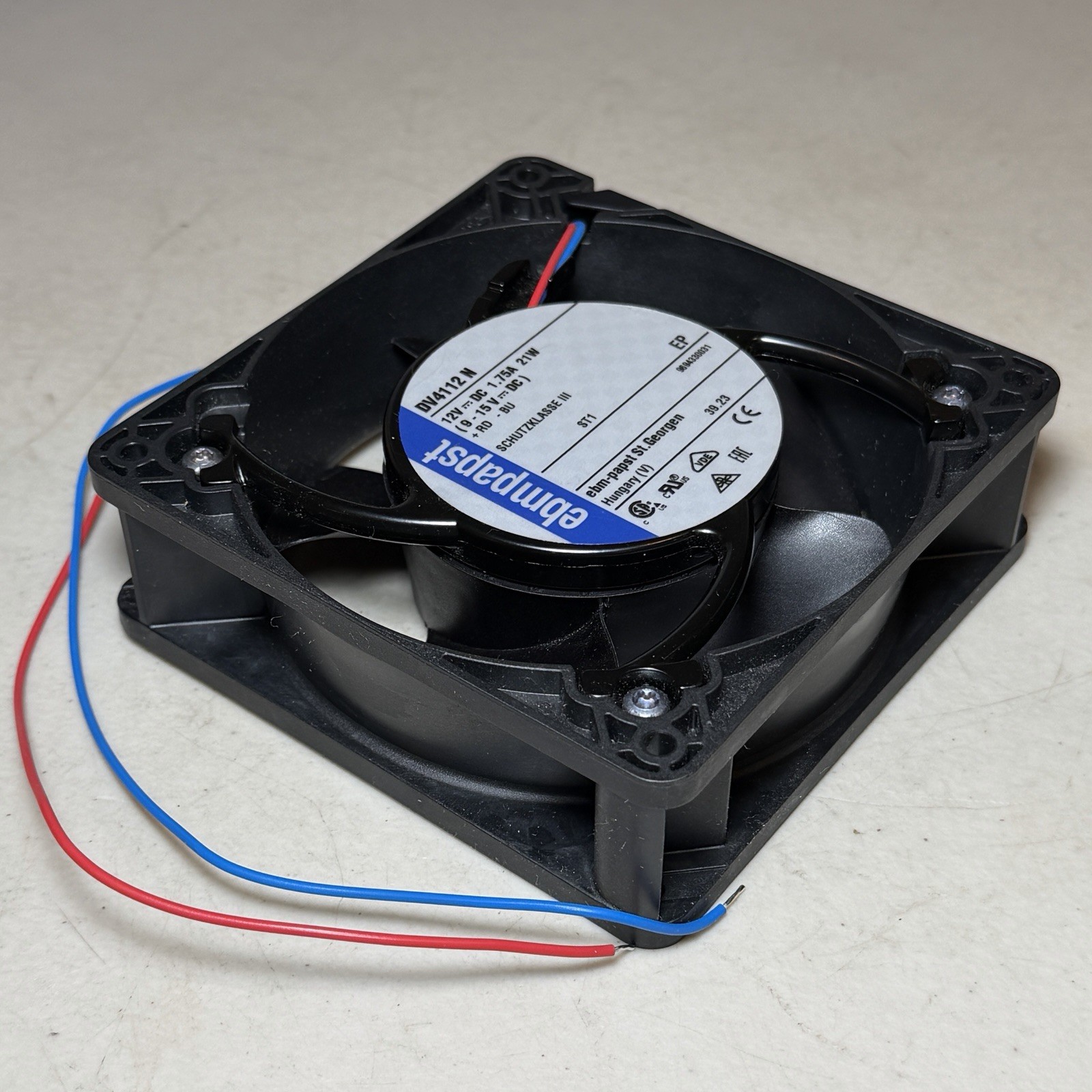 EBM-PAPST DV4112N Axial Fan 12VDC NEW