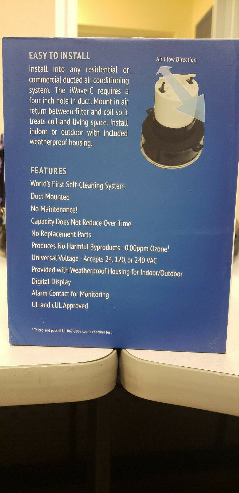 Nu-Calgon iWave-C 4900-10 Commercial Ion Generating IAQ Air Cleaner