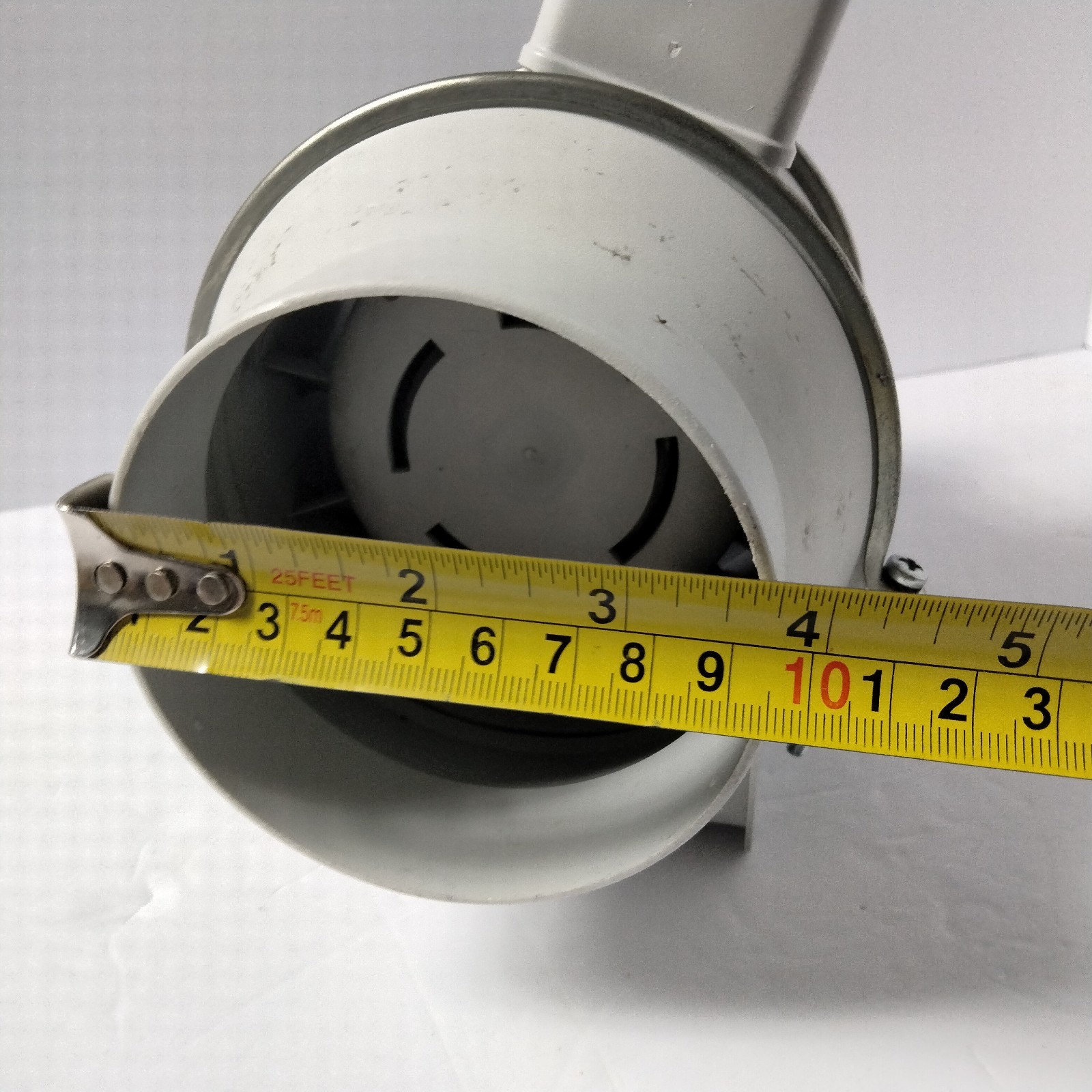 Soler & Palau (S&P) TD-100 mixed-flow inline duct fan, 4″, 120v, 35W, 0.45A