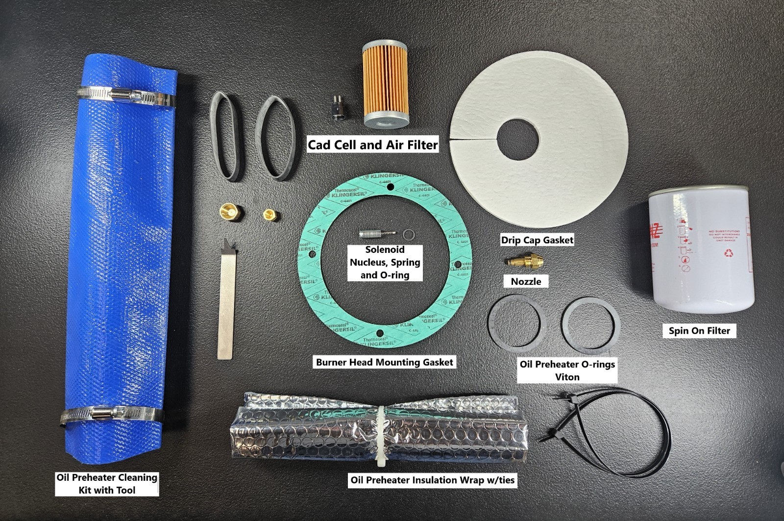 Waste oil Heater parts Energylogic Tune Up Kit w/Oil Pre Heater Cleaning Kit STD