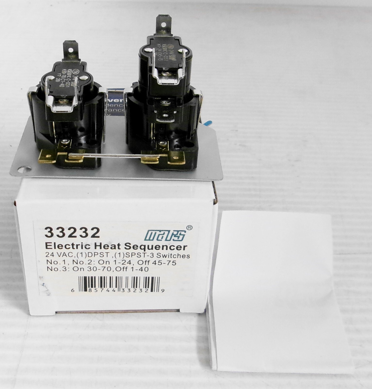 Mars 33232 Electric Heat Sequencer 24VAC