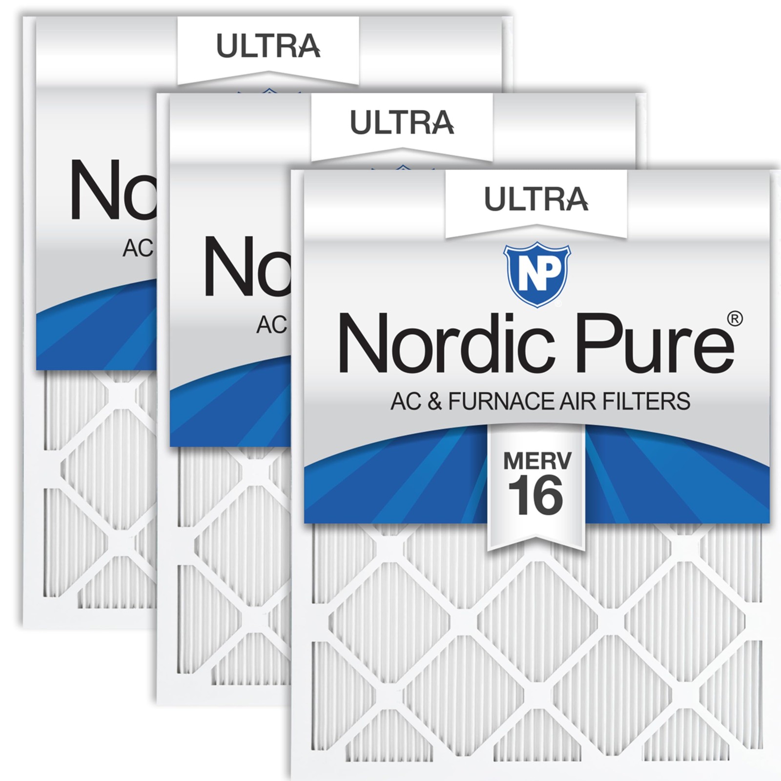 Nordic Pure 16x25x1 (Actual Size: 15 1/2 x 24 x 24.5 x 15.5 x 0.75 inches