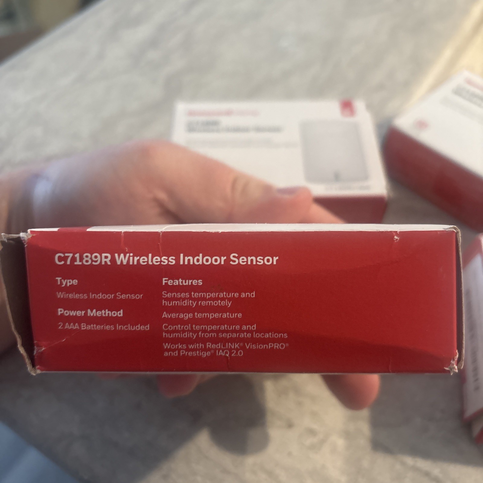 Honeywell Home C7189R Wireless Indoor Sensor White, MPN C7189R1004