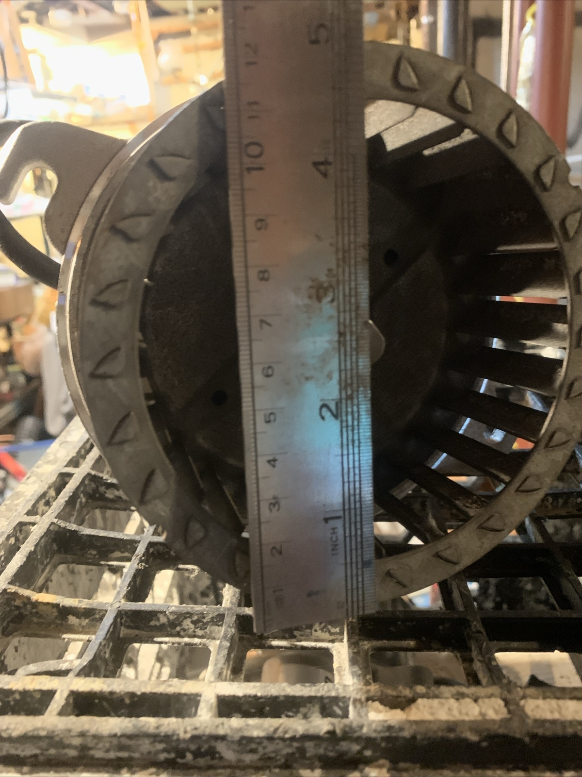 used. US NIDEC MOT. 3274 OIL BURNER MOTOR FOR BECKETT 21805U. E22922 W/Fan Wheel