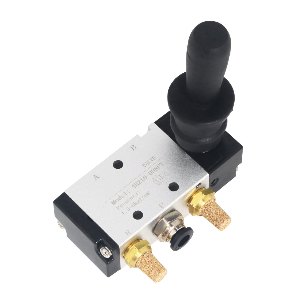 1/4″NPT 5 Way 3 Position Air Hand Lever Operated Valve Pneumatic Solenoid Valve