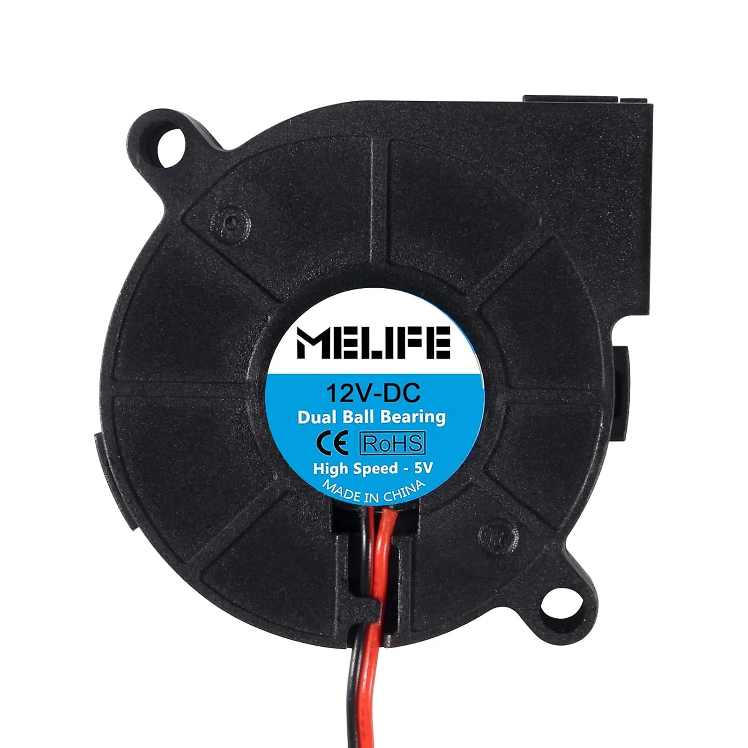4 Pack Brushless Dual Ball Bearing Blower Fan 12V 5015 Turbine Turbo 50x15mm – H