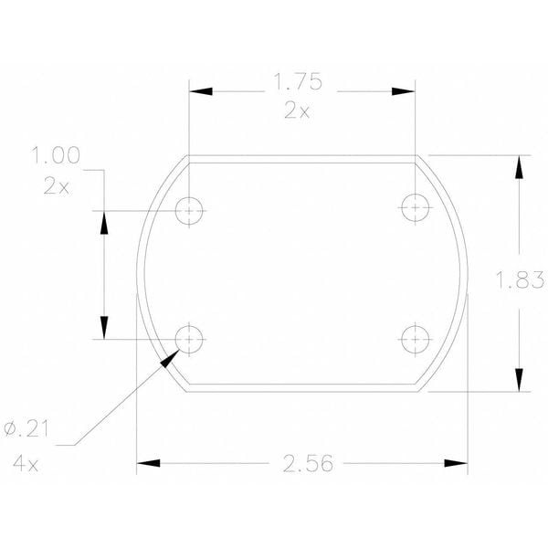 Maradyne F-300024 Bolt-On Fan, 1.3A, Chromeplatedsteel, 24Vdc