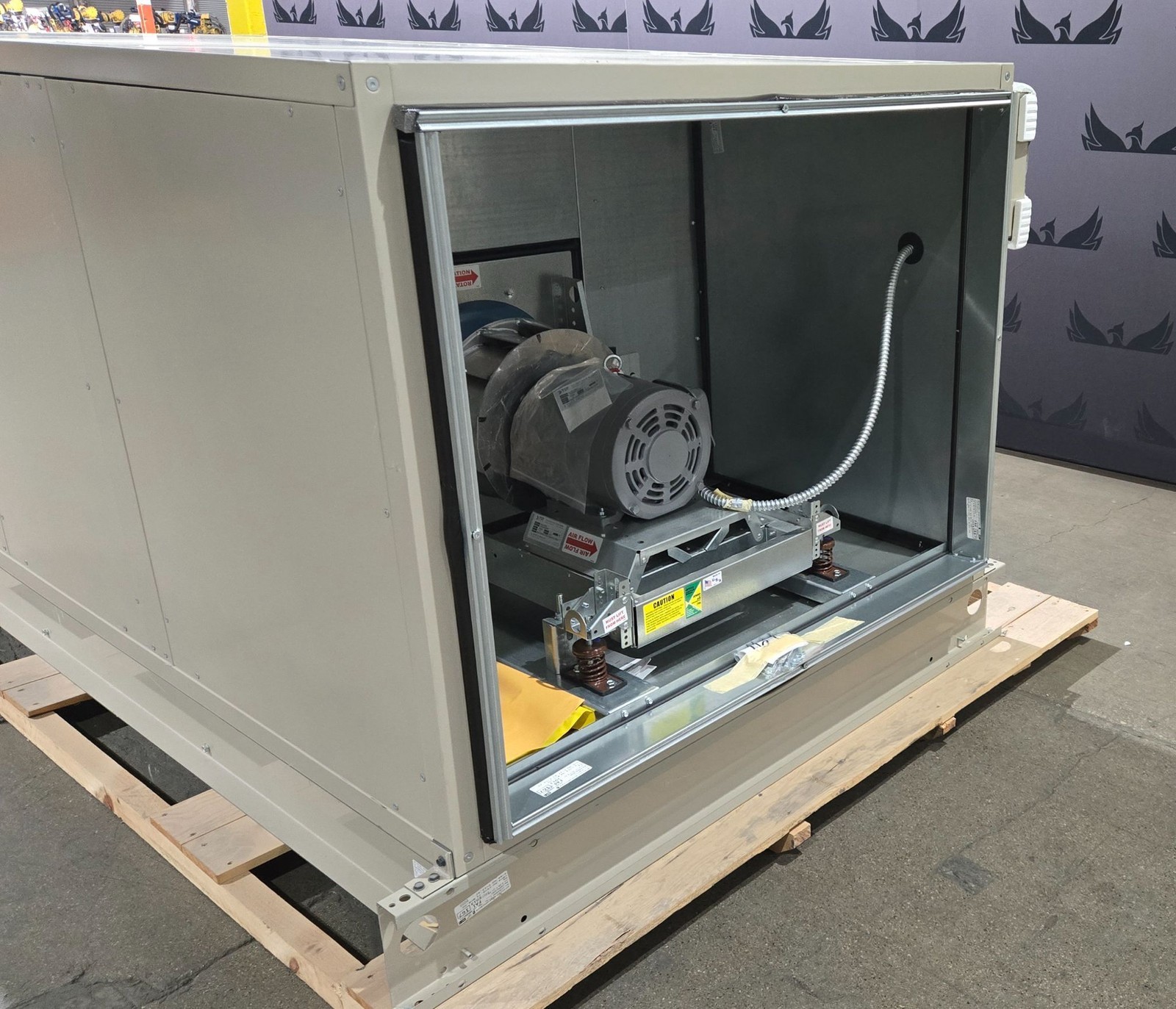 DAIKIN CAH012GDGM Air Handling Unit 10HP 460V 3PH ~4,000-6,000 CFM USED