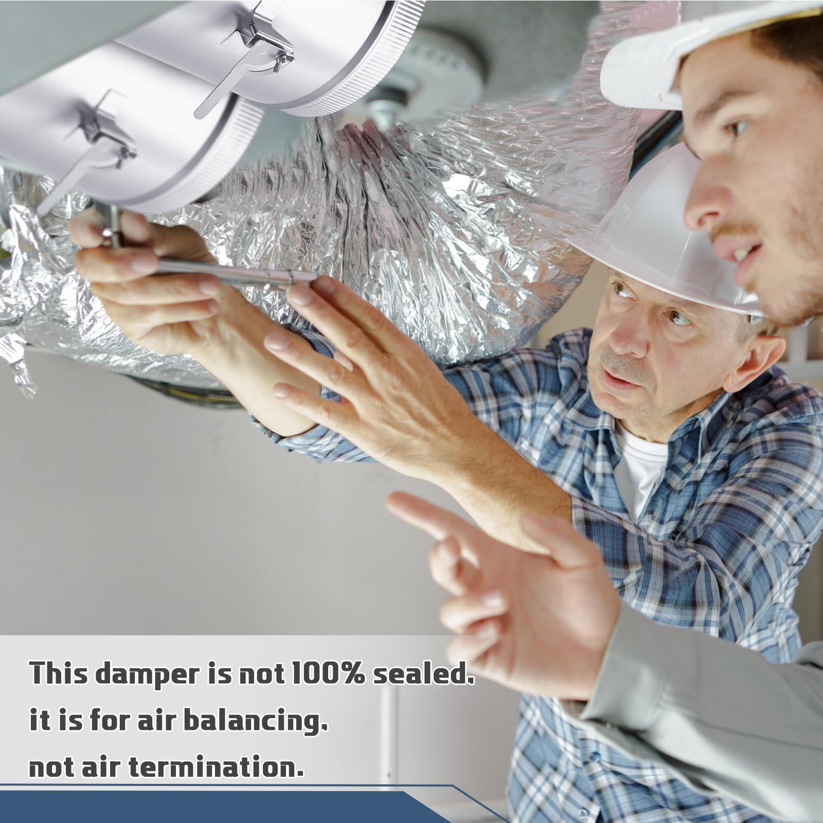 Therwen Backdraft Damper Duct Manual Volume Damper Sleeve Galvanized Sheet