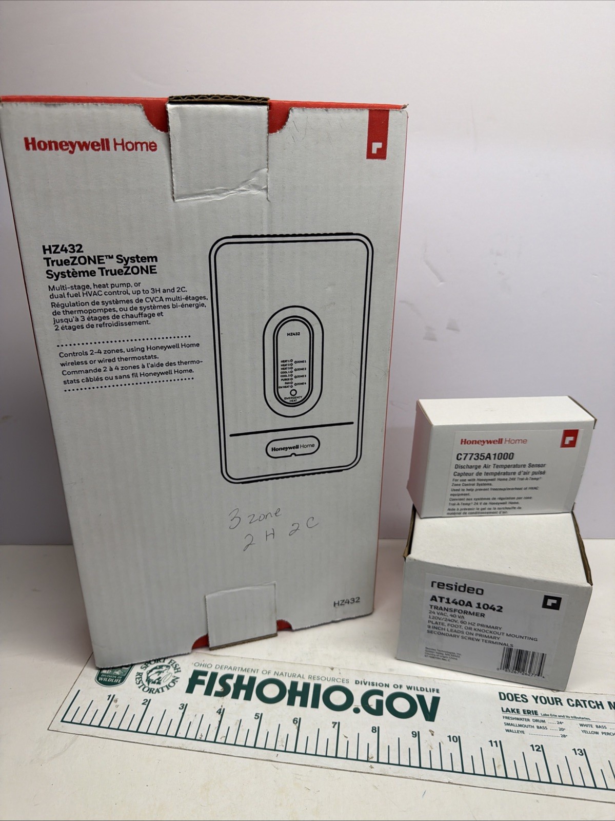 HONEYWELL HOME RED LINK HZ432 MULTI-STAGE CONTROL TrueZONE SYSTEM 2-4 ZONE