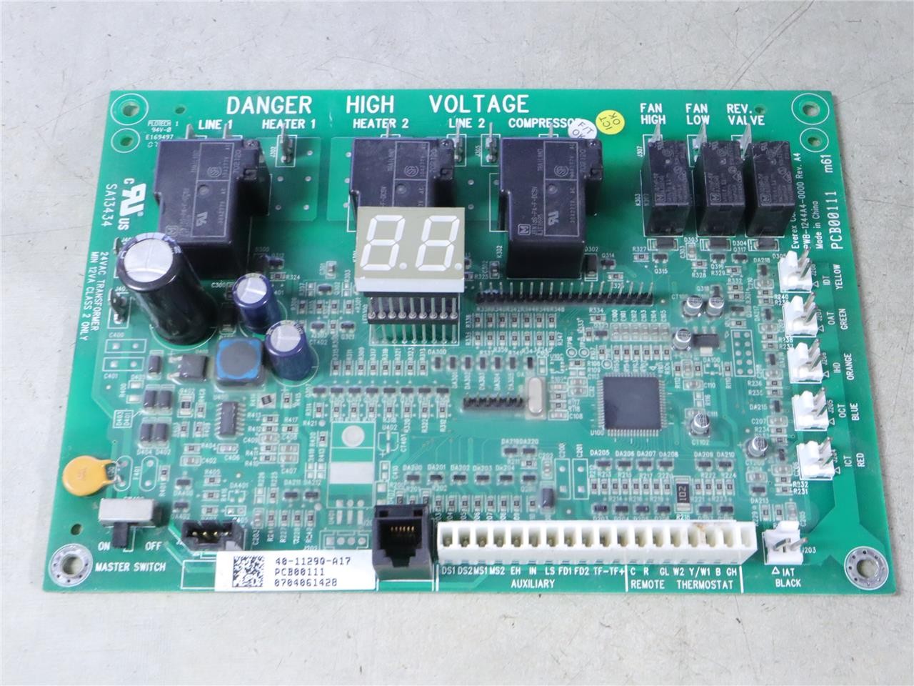 PWB-1244A4-0000 AMANA 40-1129Q-A17 GOODMAN PTAC PCB00111 Control Circuit Board
