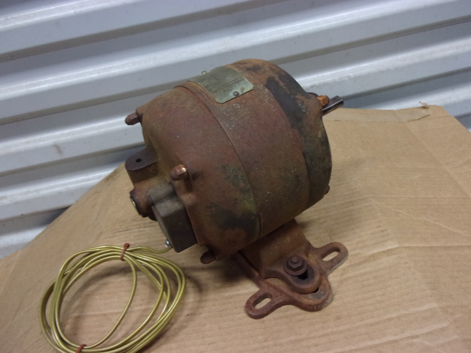 Vtg GE 1/4 HP Electric Motor 1725 Rpm 110 Vac Scroll Saw 1/2″ Shaft Cast Iron US