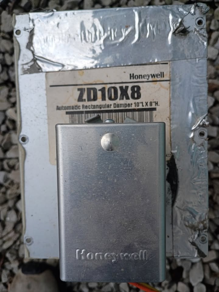 Honeywell ZD10X8 Zone Damper 10×8″ Aluminum 24V Air Quality