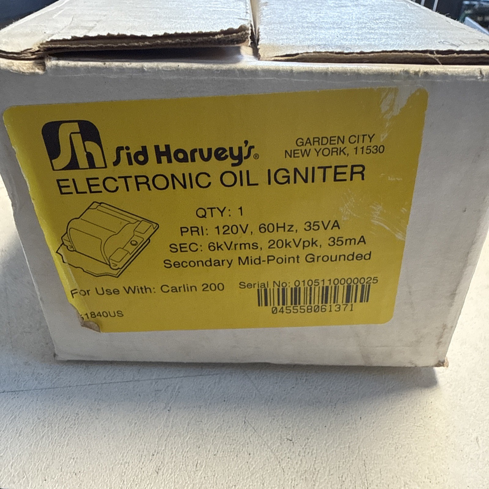 Sid Harvey’s Igniter