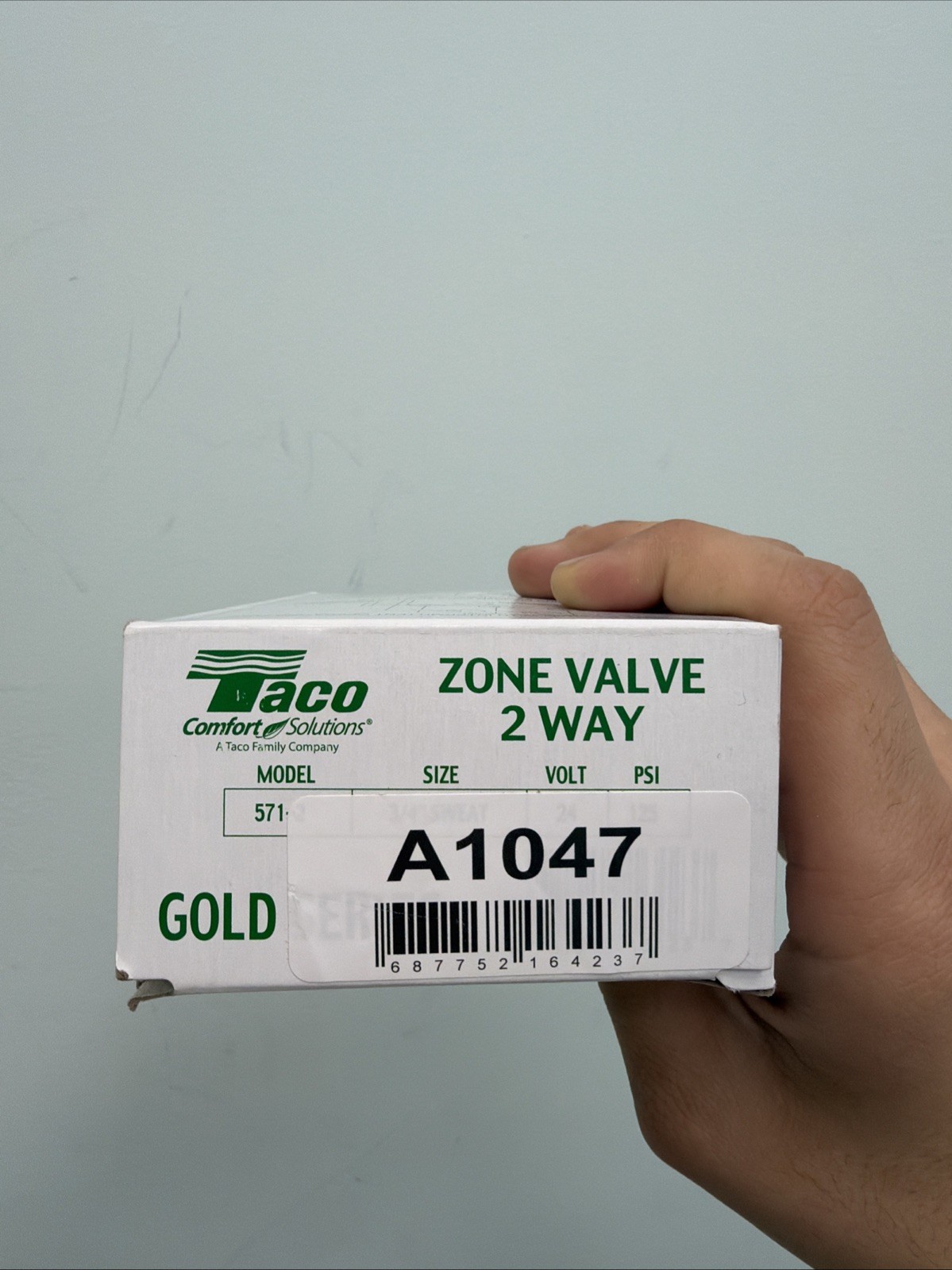 Taco 571-2 3/4-Inch Sweat 2-Way Zone Valve NEW