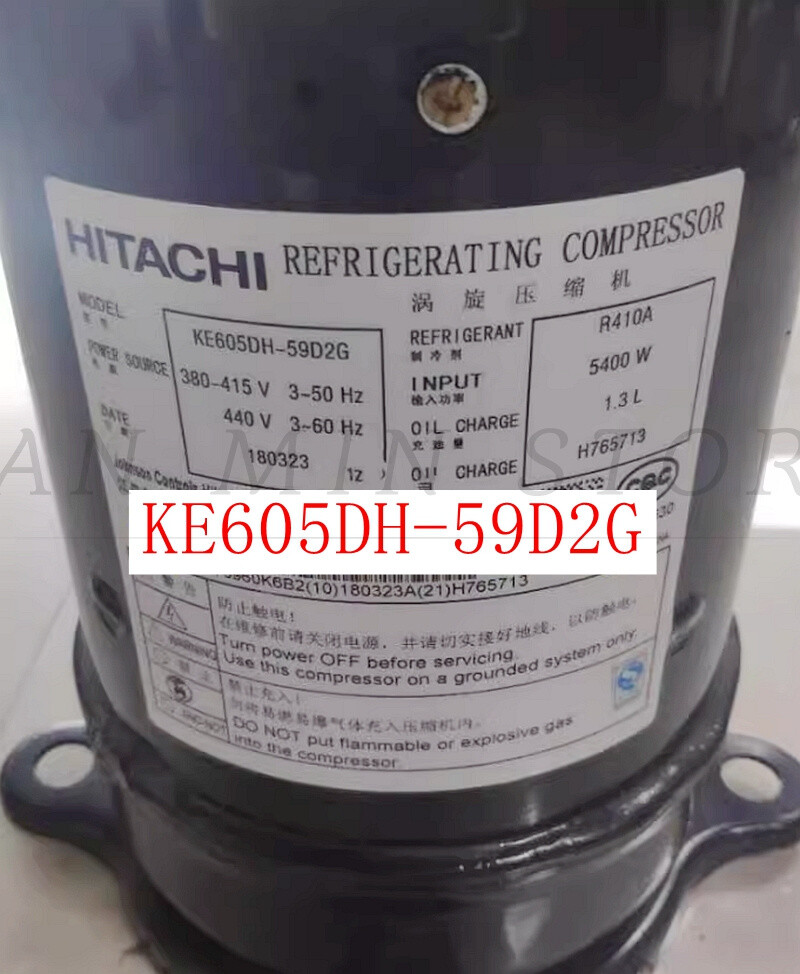 1pc Spray heat pump compressor KE605DH-59D2G 6 horsepower 5.31kW 9.1A